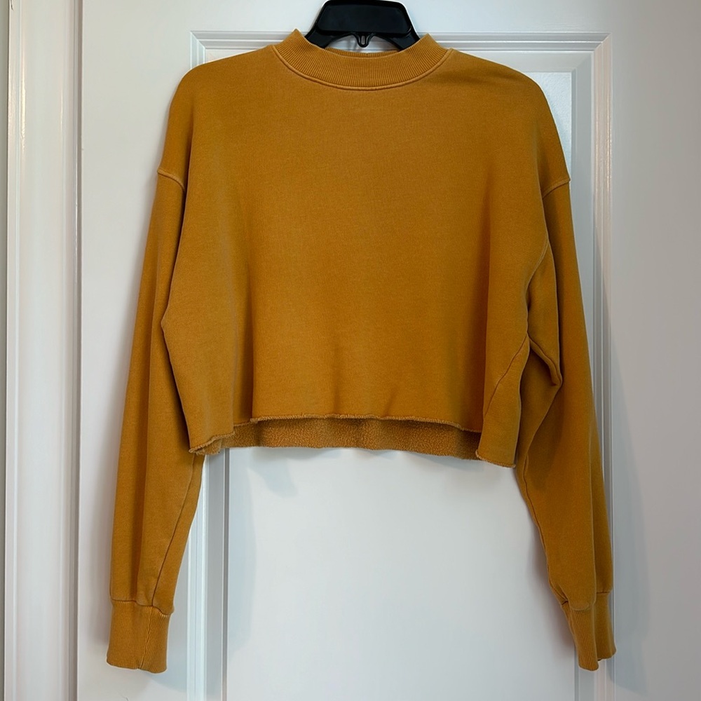 cropped sweat shirt